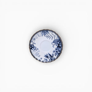 Blue Floral Cup & Saucer