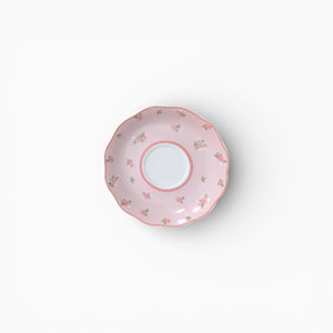 Blush Pink Floral Cup & Saucer