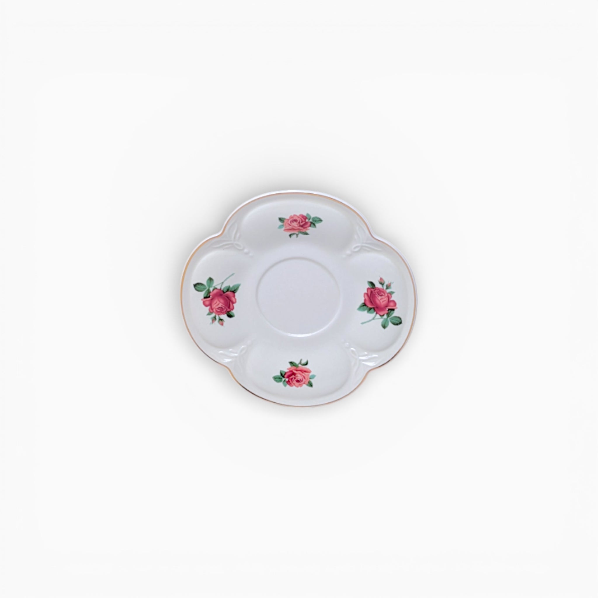 Rose Floral Cup & Saucer