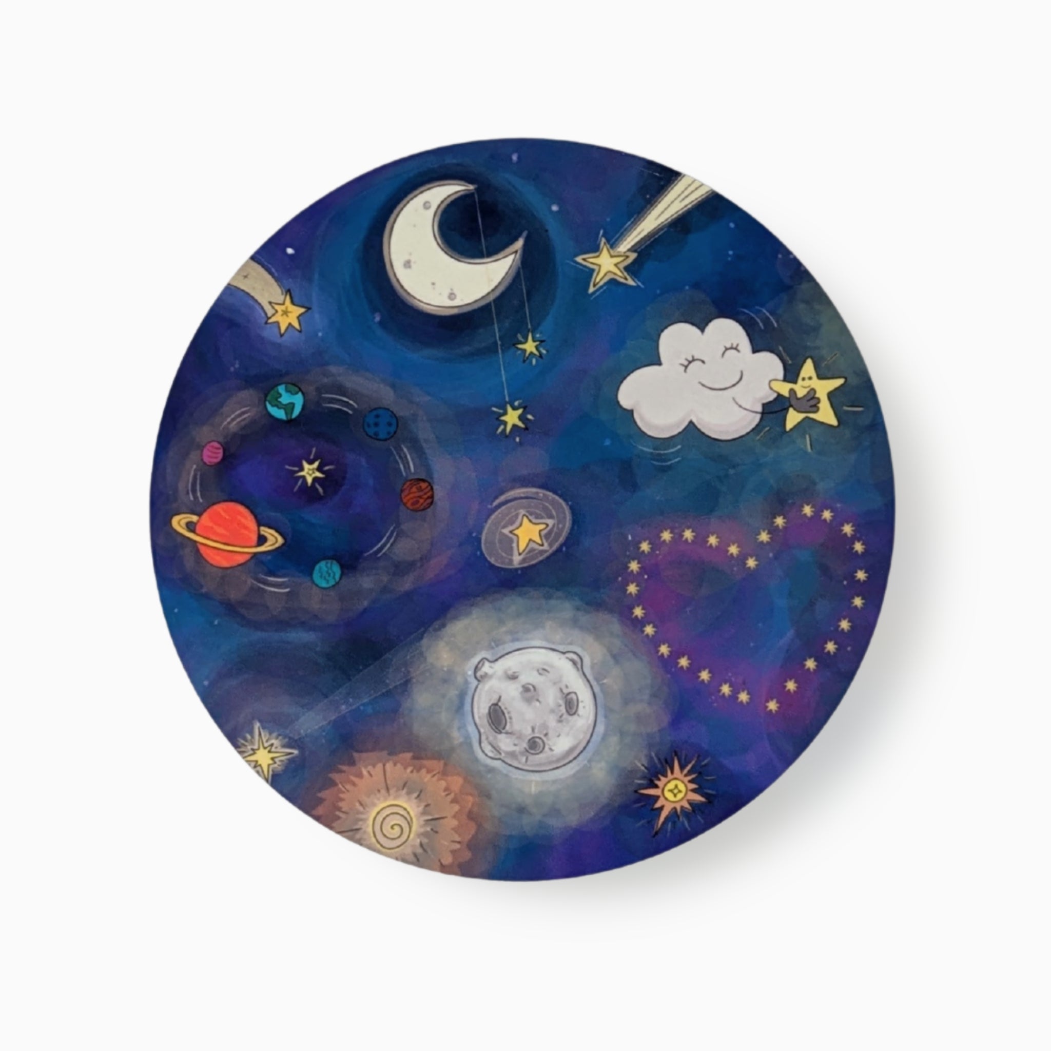 Stars Wood Coasters, Set of 5