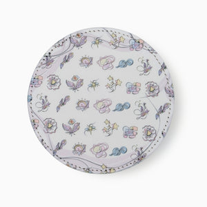 Abstract shapes Fabric And Faux Leather Coasters, Set of 2