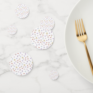 Bows Cardstock Table Confetti 60 Piece Set