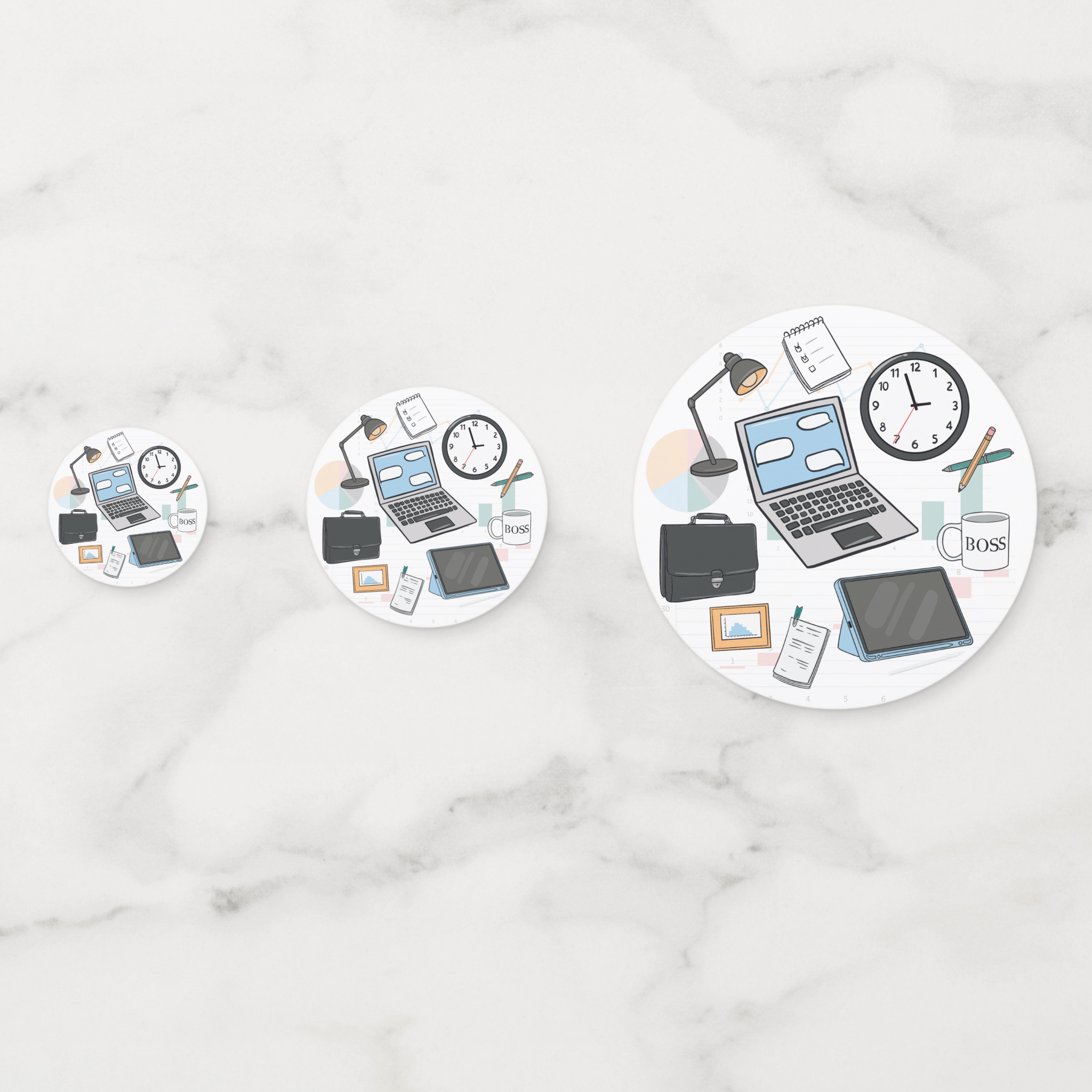 Business Cardstock Table Confetti 60 Piece Set