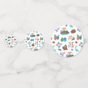 Dinosaur Cardstock Table Confetti 60 Piece Set