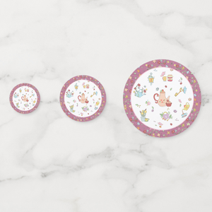 Garden Tea Cardstock Table Confetti 60 Piece Set