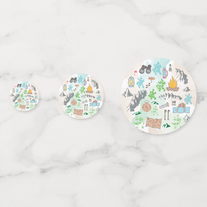 Hiking Cardstock Table Confetti 60 Piece Set