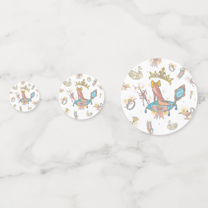 Princess Cardstock Table Confetti 60 Piece Set