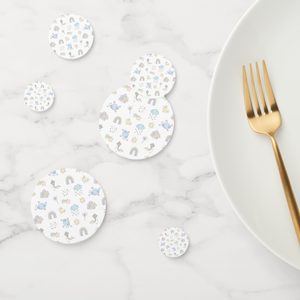 Rainbow Cardstock Table Confetti 60 Piece Set