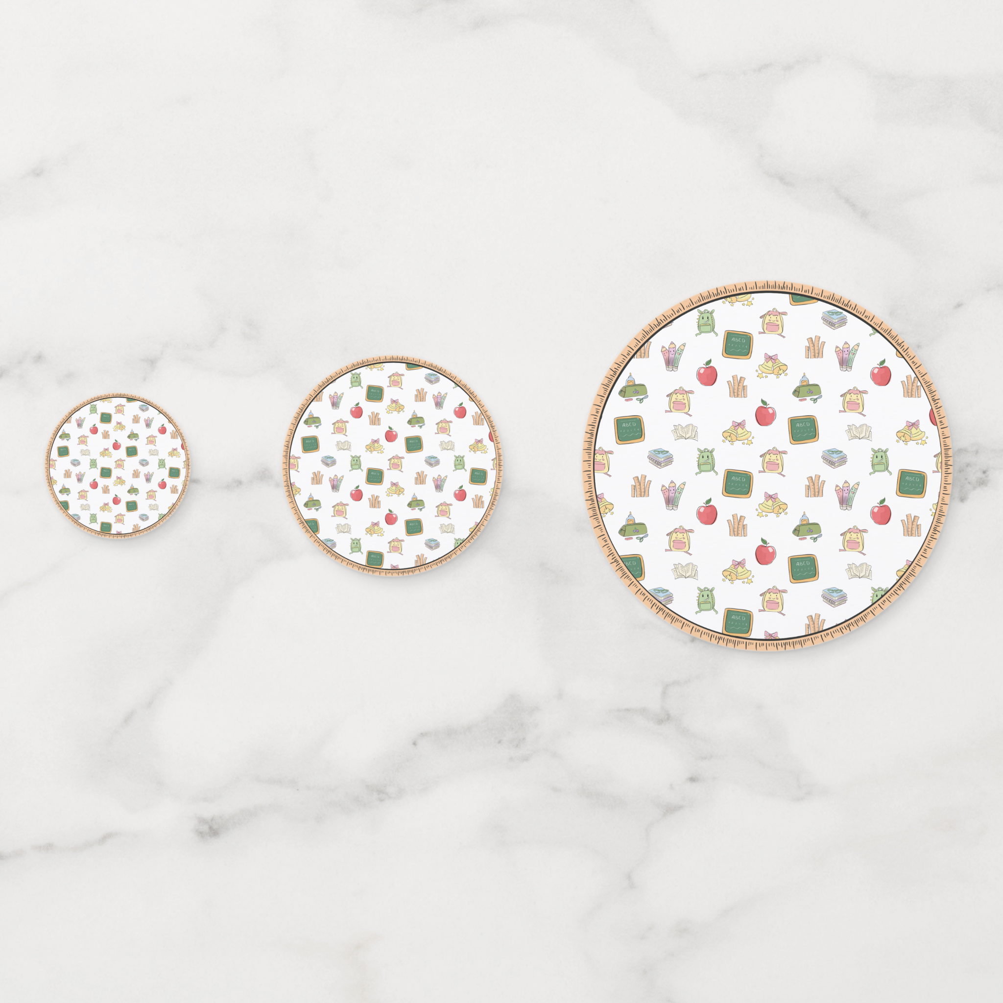 School Cardstock Table Confetti 60 Piece Set