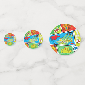 Sports Cardstock Table Confetti 60 Piece Set