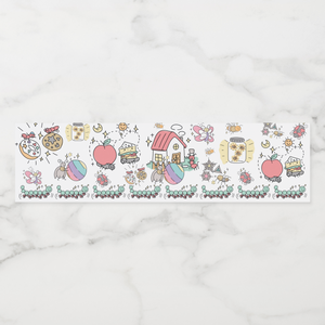 Bugs Water Bottle Labels, Set of 4