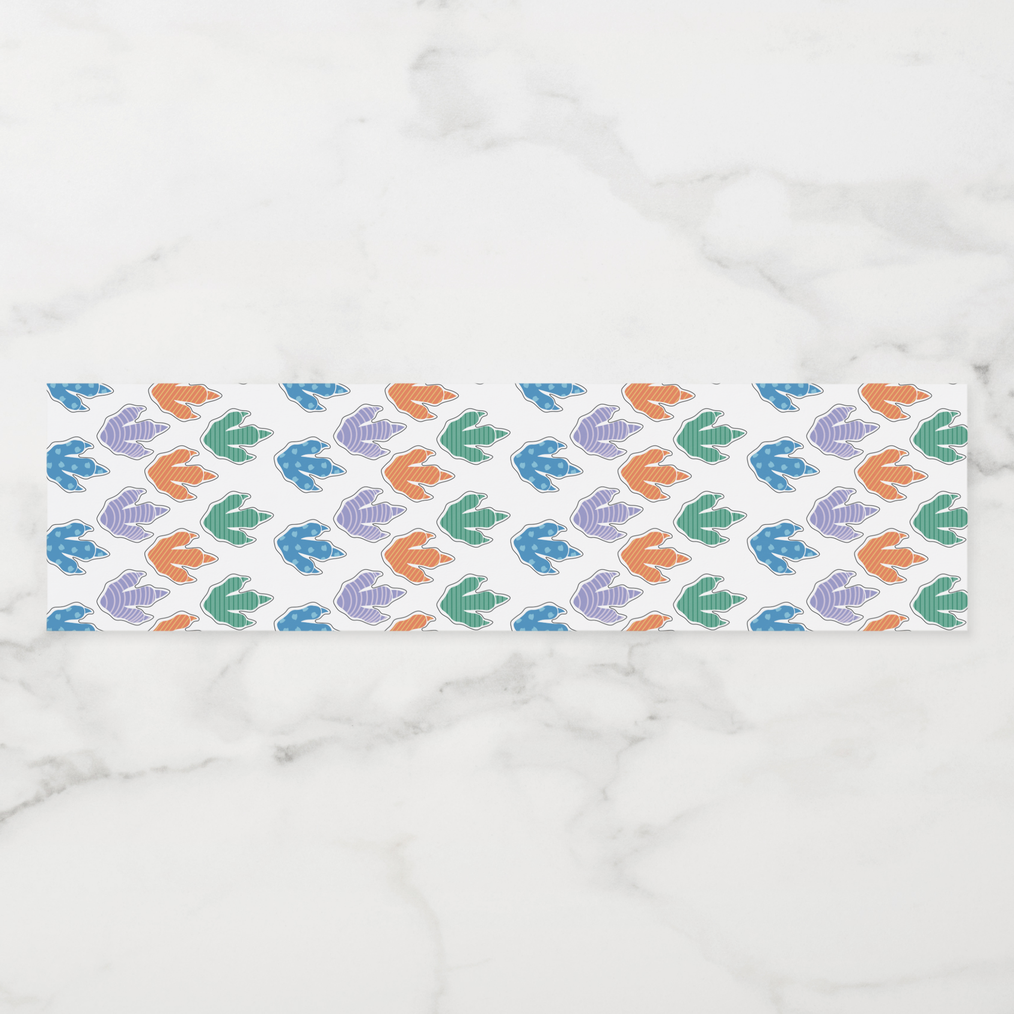 Dinosaur Water Bottle Labels, Set of 4