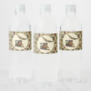 Farmers Market Water Bottle Labels, Set of 4