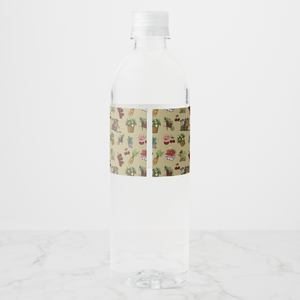 Farmers Market Water Bottle Labels, Set of 4