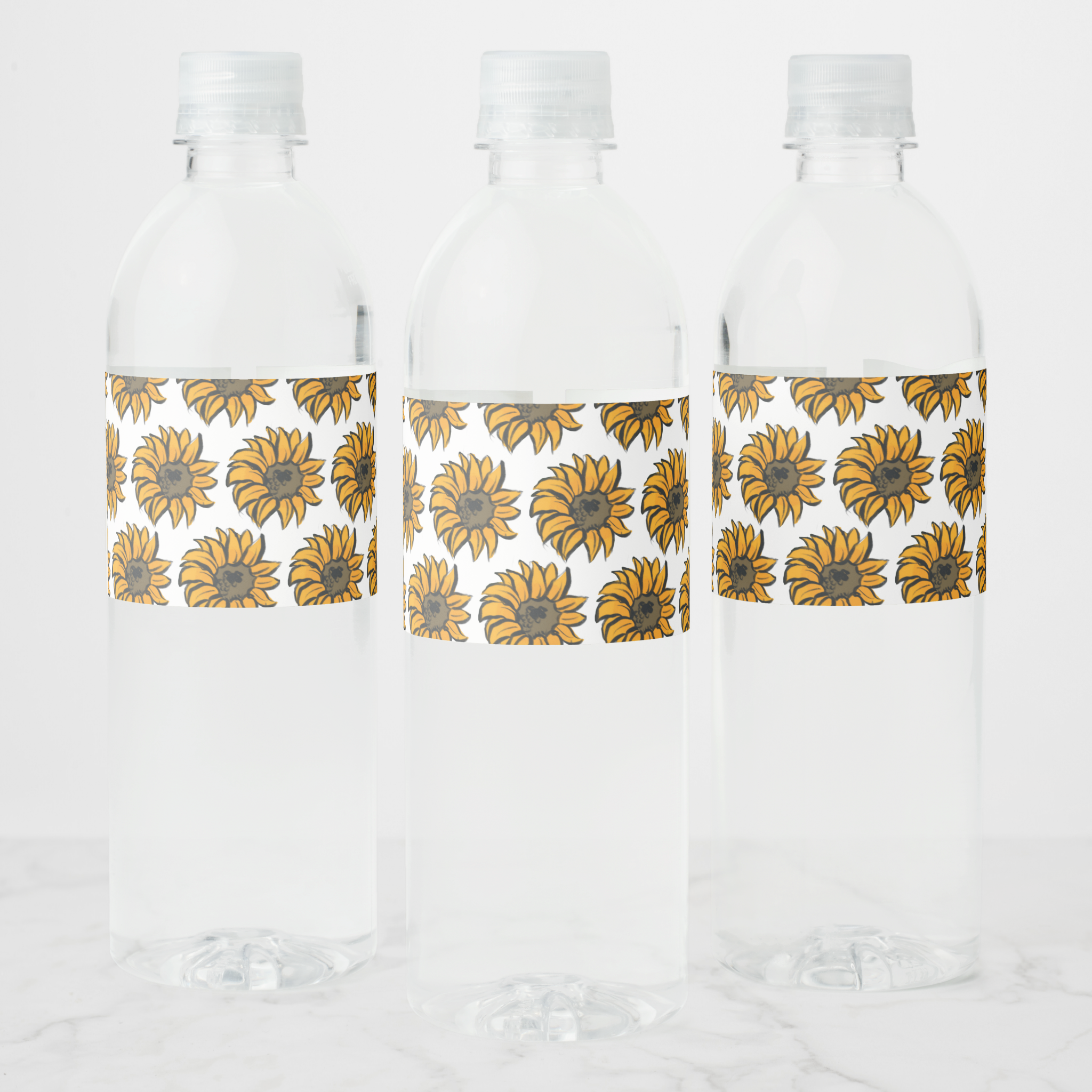 Gardening Water Bottle Labels, Set of 4