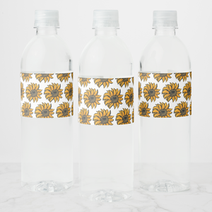 Gardening Water Bottle Labels, Set of 4