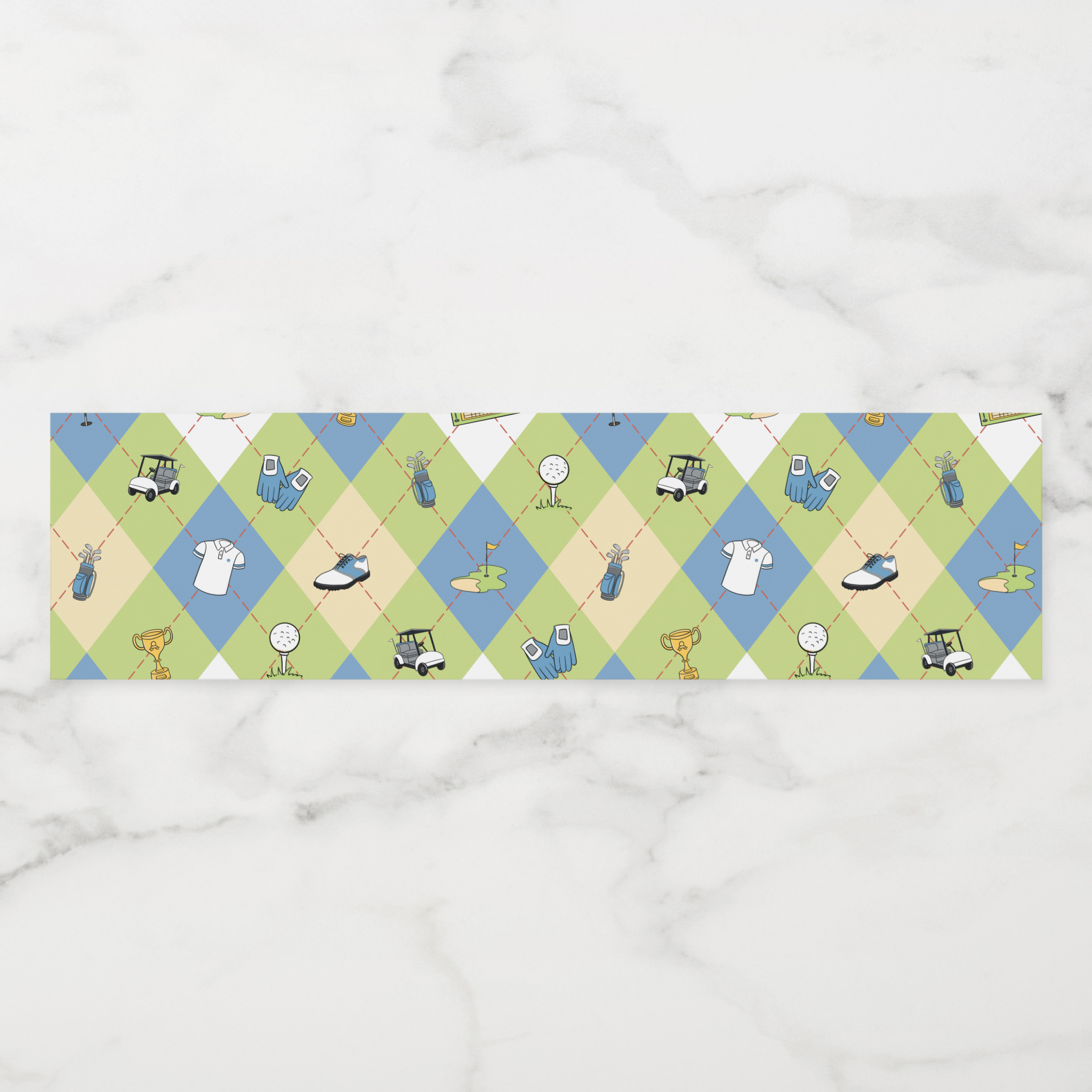 Golf Water Bottle Labels, Set of 4