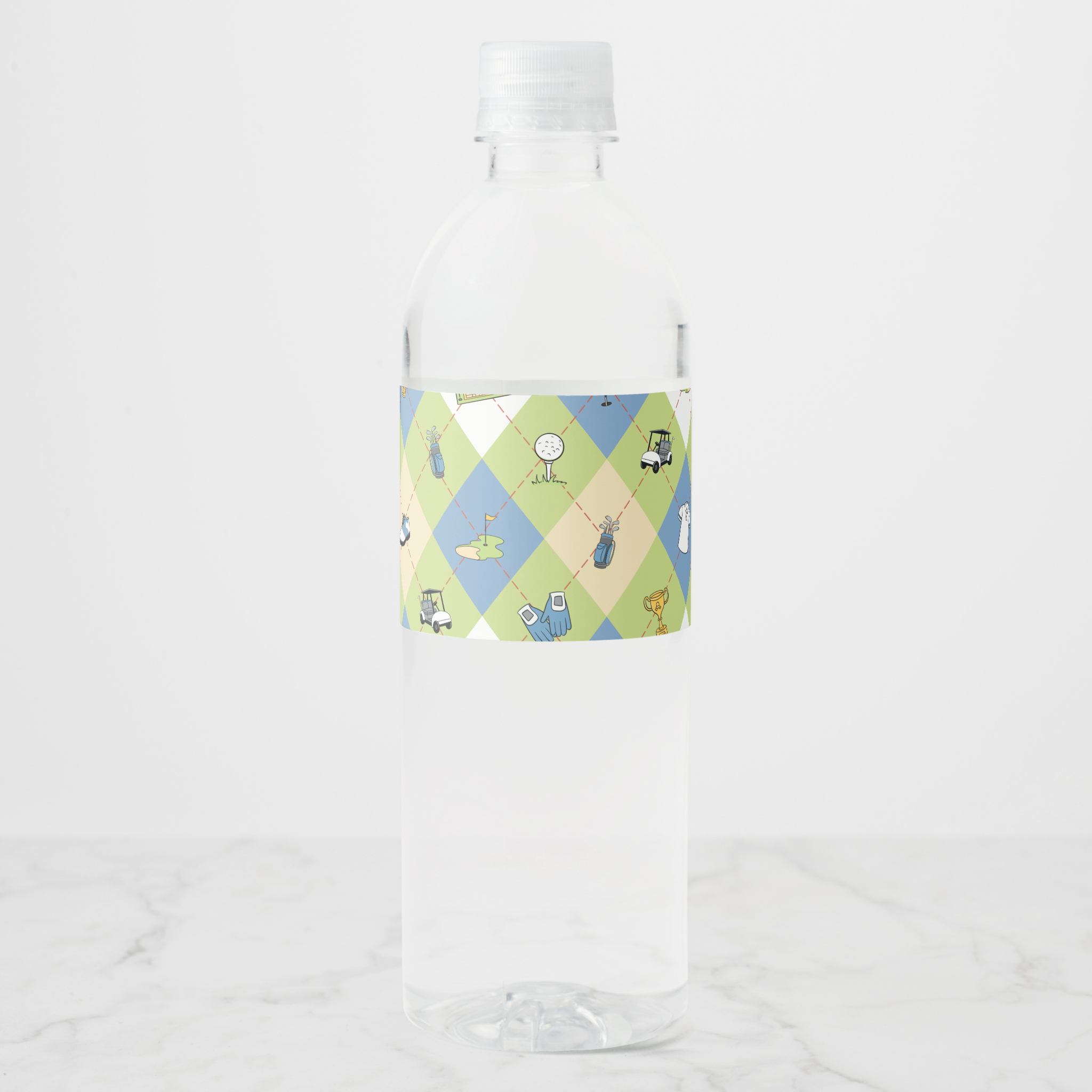 Golf Water Bottle Labels, Set of 4
