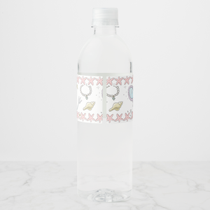 Mermaid Water Bottle Labels, Set of 4