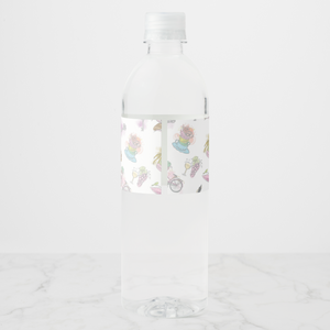 Paris Water Bottle Labels, Set of 4