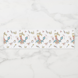 Princess Water Bottle Labels, Set of 4