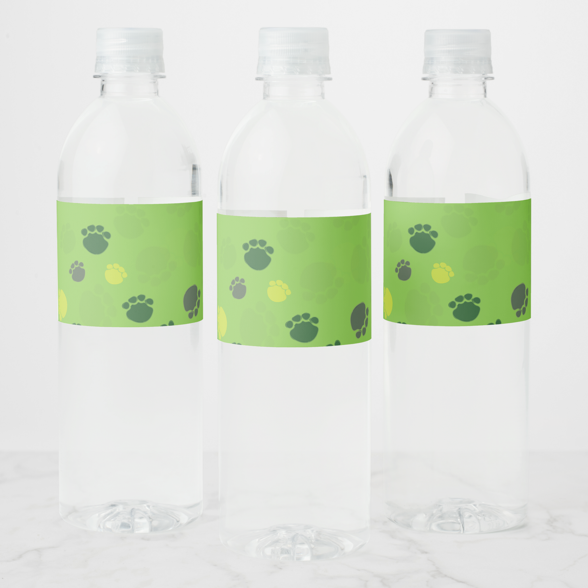 Safari Water Bottle Labels, Set of 4