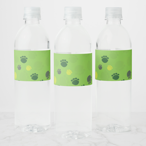 Safari Water Bottle Labels, Set of 4