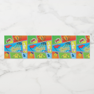 Sports Water Bottle Labels, Set of 4