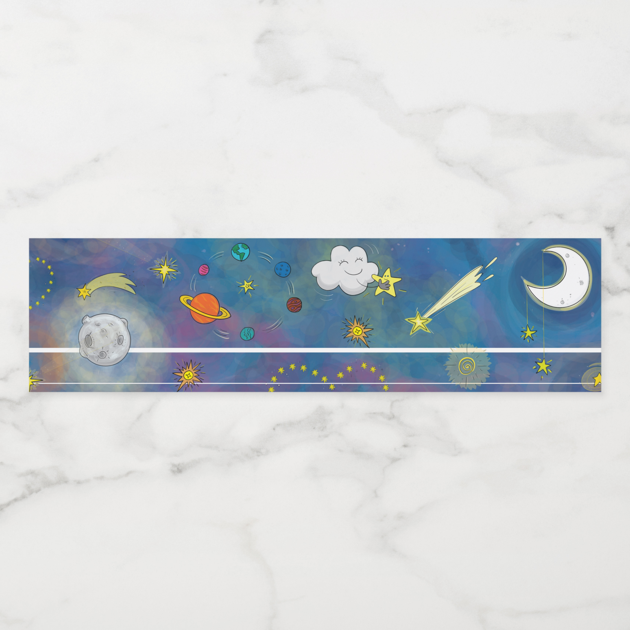 Stars Water Bottle Labels, Set of 4