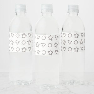 Trucks Water Bottle Labels, Set of 4