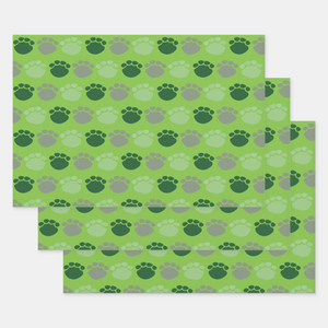 Safari Gift Wrapping Paper Sheets, Set of 3