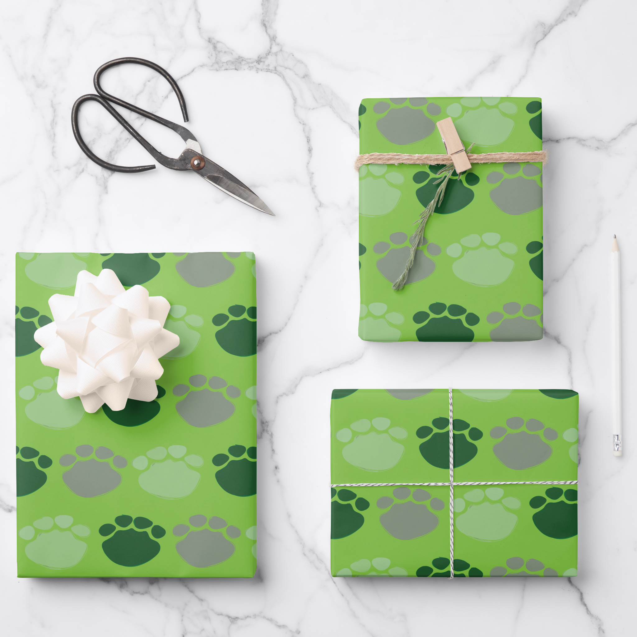 Safari Gift Wrapping Paper Sheets, Set of 3