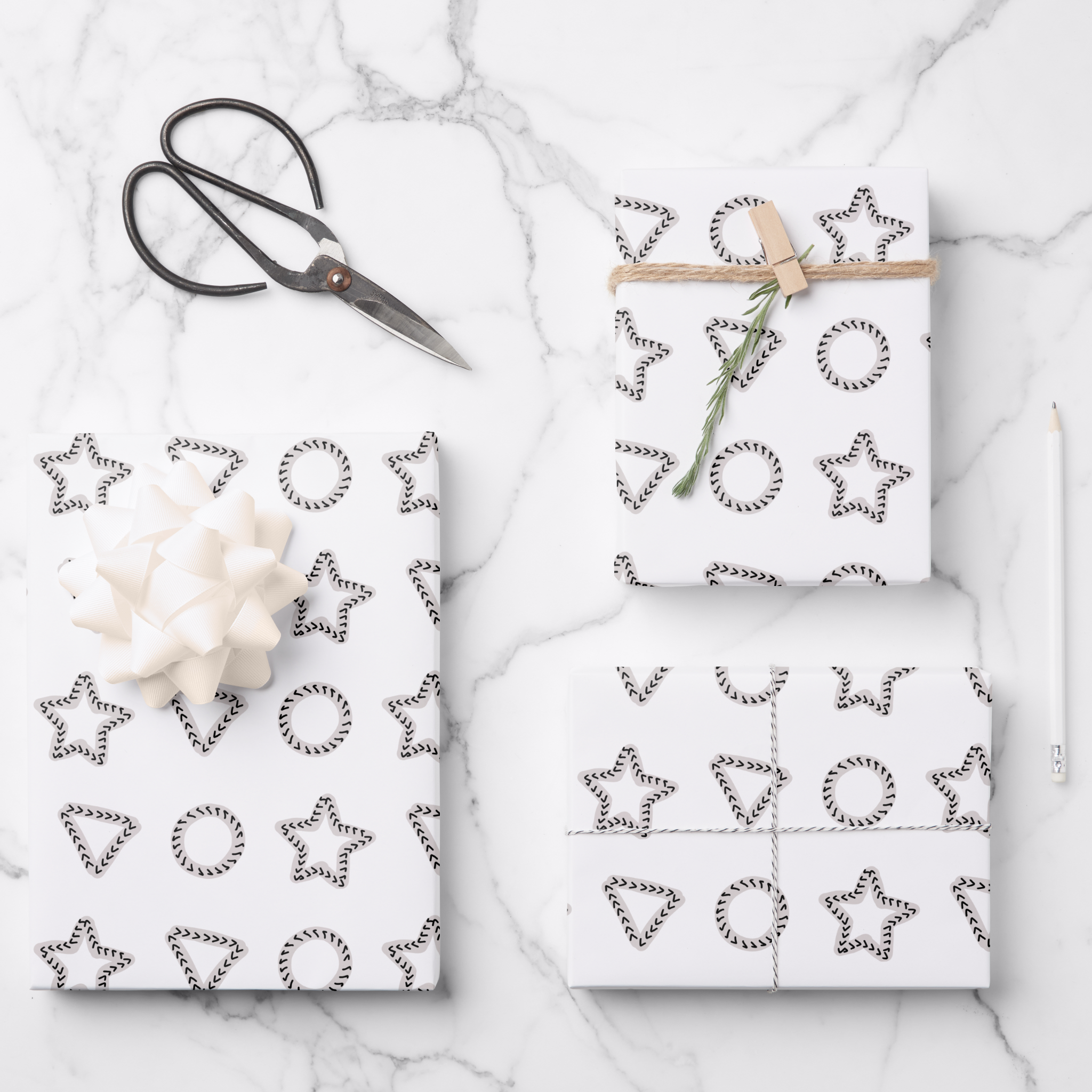 Trucks Gift Wrapping Paper Sheets, Set of 3