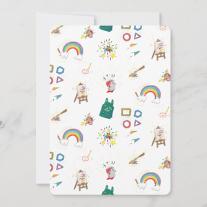 Artists Greeting Card With Envelope