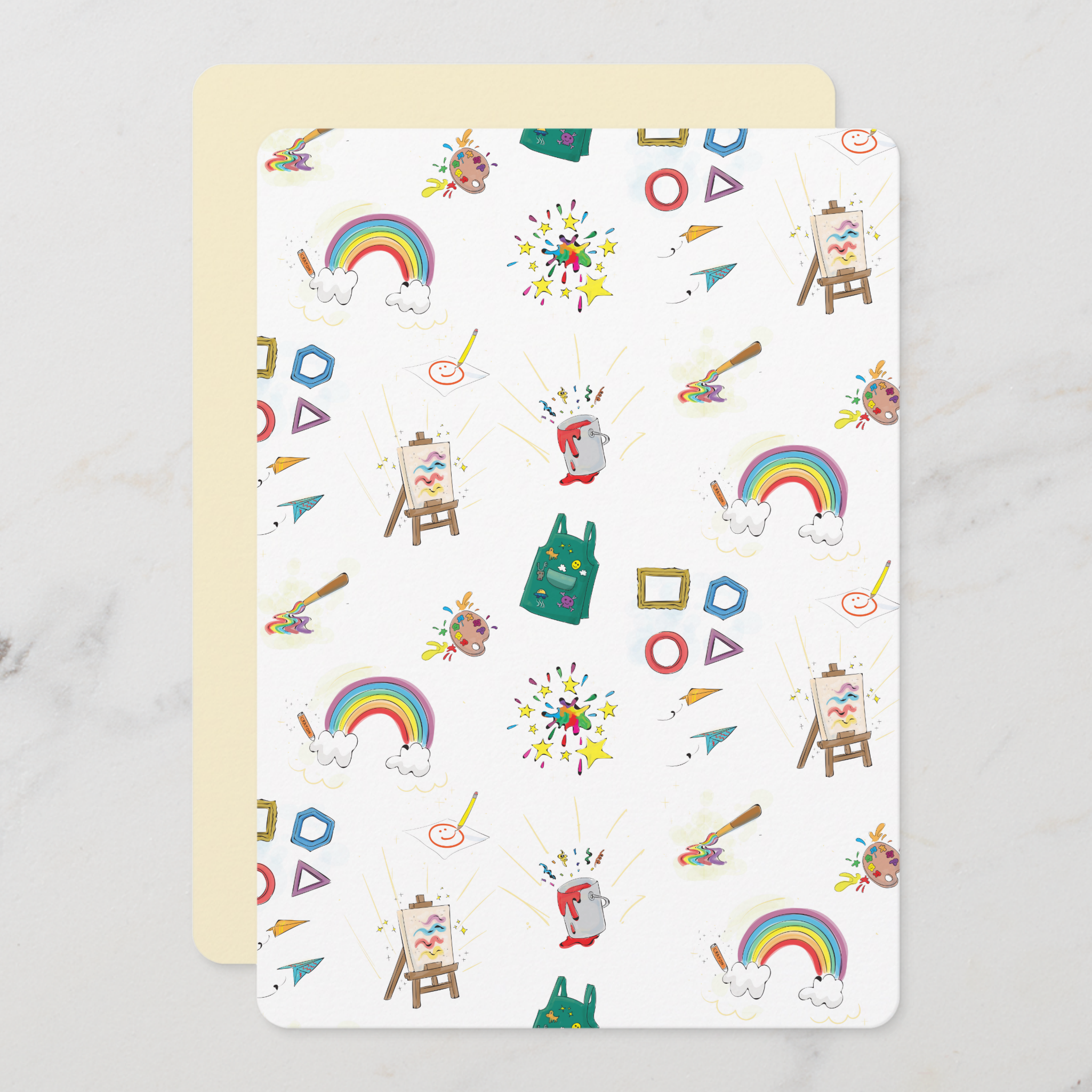 Artists Greeting Card With Envelope