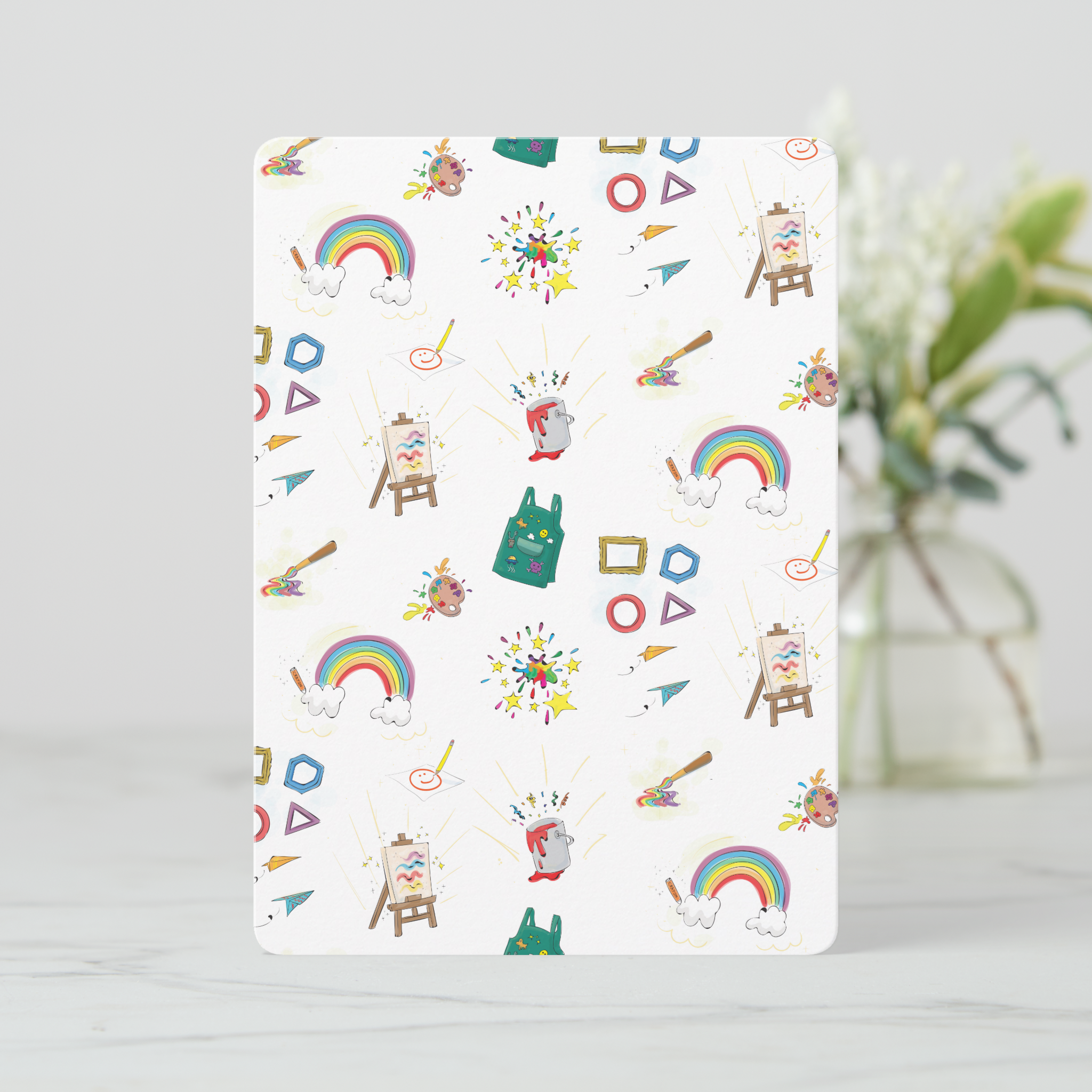 Artists Greeting Card With Envelope