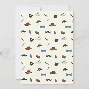 Beard Greeting Card With Envelope