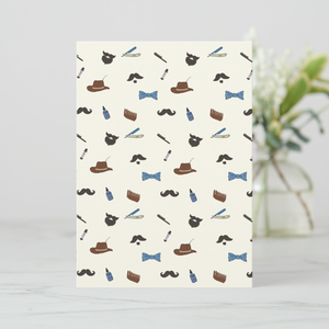 Beard Greeting Card With Envelope