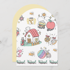 Bugs Greeting Card With Envelope