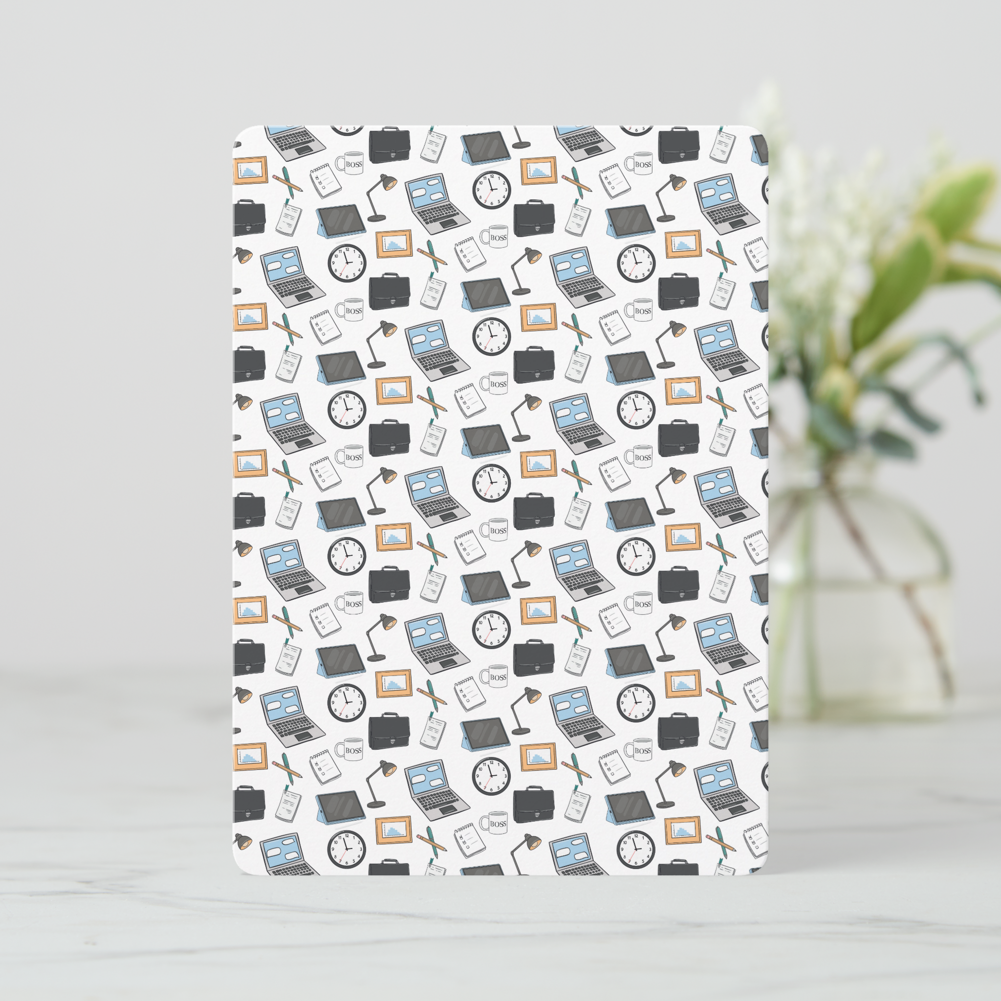 Business Greeting Card With Envelope