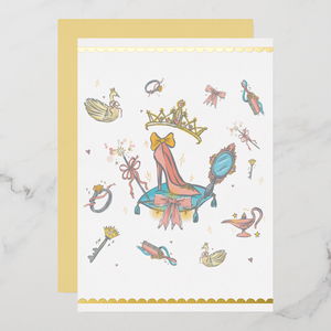 Princess Greeting Card With Envelope