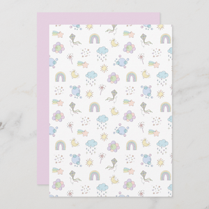 Rainbow Greeting Card With Envelope