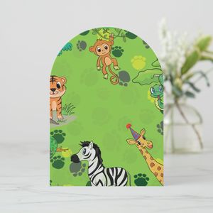 Safari Greeting Card With Envelope