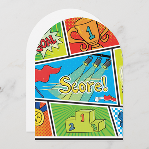 Sports Greeting Card With Envelope