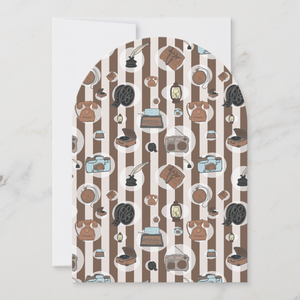 Vintage Greeting Card With Envelope